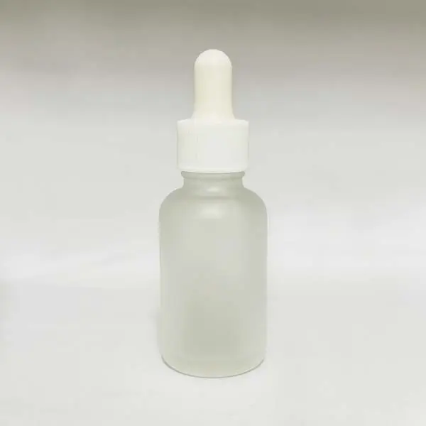 透明瓶30mLフロスト・スポイド白