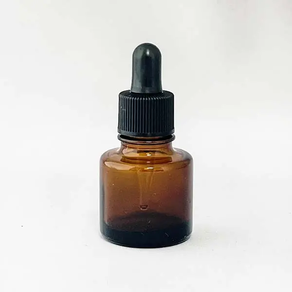 円柱型遮光瓶10mL・スポイド黒
