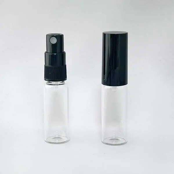 管瓶20透明10mL・スプレー黒