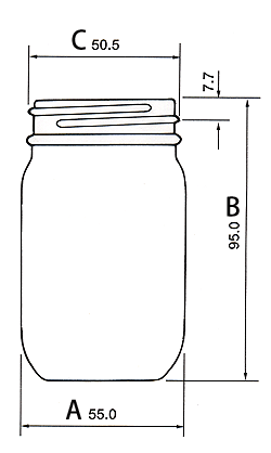 食品-140～規格ガラス容器