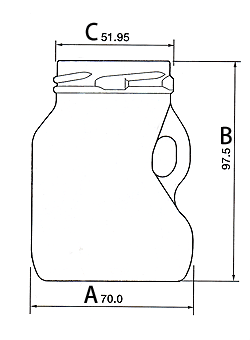 T53ミニストック200～規格ガラス容器